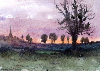 Táj, 1881 alkotó: Henri-Joseph Harpignies