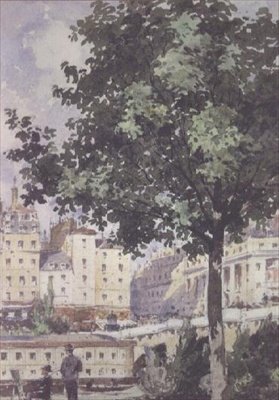 A Pont Neuf, 1893 (wc) alkotó: Henri-Joseph Harpignies
