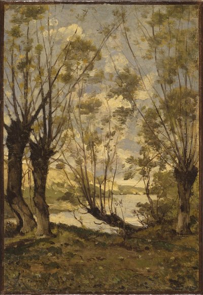 Fűzfa a Loire partján, 1893 alkotó: Henri-Joseph Harpignies