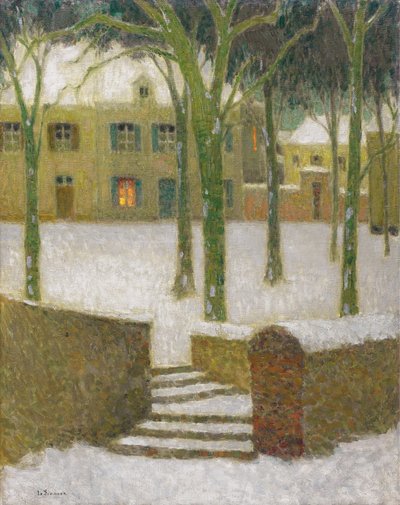 Egy hely Nemoursban, 1930 alkotó: Henri Le Sidaner
