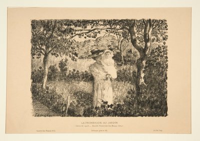 Séta a kertben alkotó: Henri Lebasque