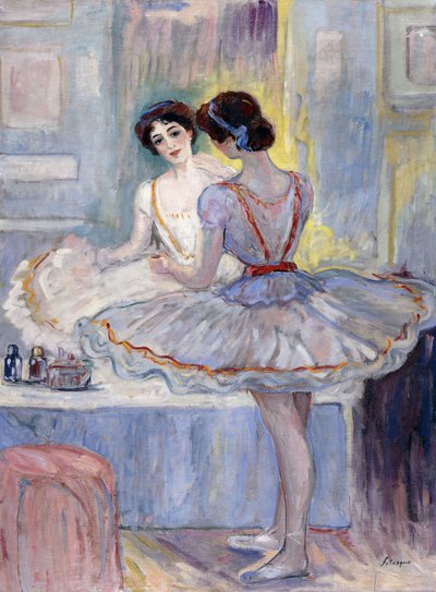 Zambelli kisasszony az öltözőjében; Mademoiselle Zambelli az öltözőjében, 1912 alkotó: Henri Lebasque