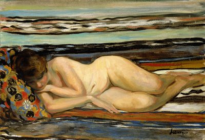 Meztelen nő alvó; Nu Allonge, alkotó: Henri Lebasque