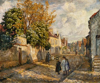 Utcai jelenet, Lagny; Scene de Rue, Lagny, alkotó: Henri Lebasque