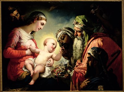 Mágusok imádása, 1854 alkotó: Henri Lehmann