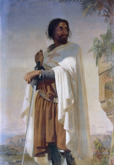 Hugues de Payens, a Templomos Lovagok Nagymestere alkotó: Henri Lehmann