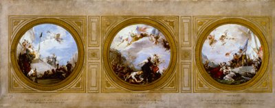 A 6. kerületi városháza vázlata: Egyenlőség. Liberté. Fraternité, 1887 körül (olaj) alkotó: Henri Leopold Levy