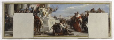 A pantini városháza tanácstermének vázlata: A törvény alkotó: Henri Leopold Levy