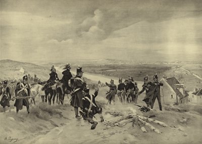 St Cloud-i csata, 1814 (mélynyomás) alkotó: Henri Louis Dupray