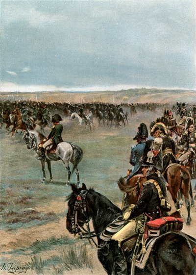 Vágta a múltat a császár előtt alkotó: Henri Louis Dupray