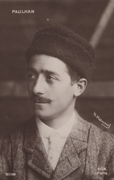 Louis Paulhan (fekete-fehér fotó) alkotó: Henri Manuel