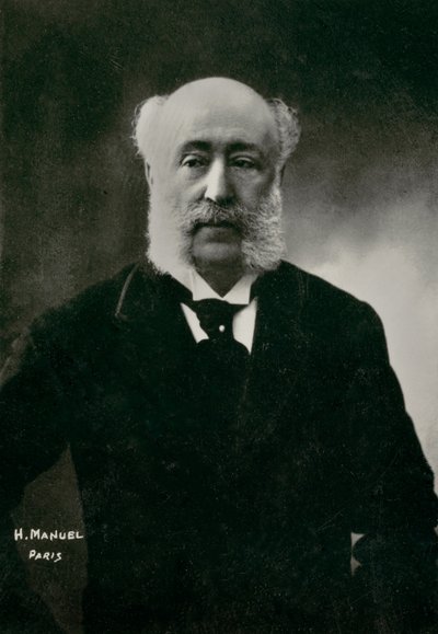 Arthur Meyer író portréja (fotó) alkotó: Henri Manuel
