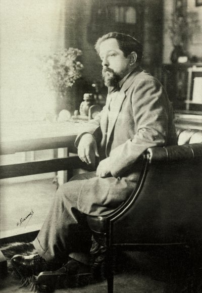 Claude Debussy portréja (fotó) alkotó: Henri Manuel