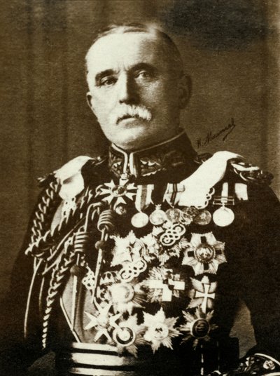 Marechal John French portréja (fotó) alkotó: Henri Manuel