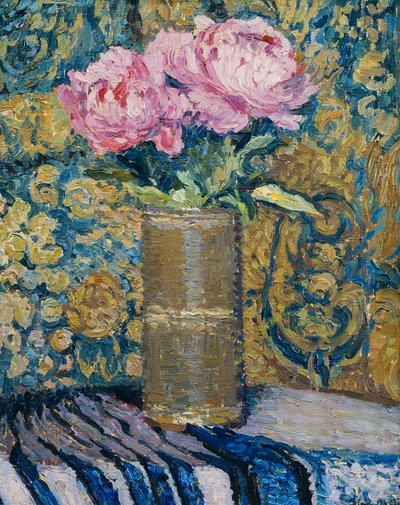 Csokor bazsarózsa; A bazsarózsa csokor, alkotó: Henri Martin