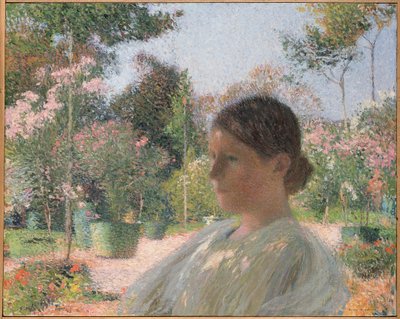 A kertben, 1904 körül. alkotó: Henri Martin