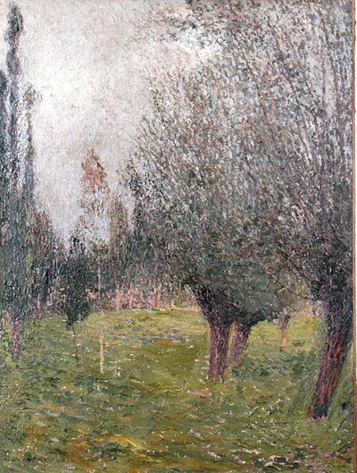 Táj fákkal (olaj, vászon) alkotó: Henri Martin