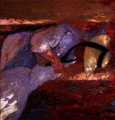 Varrás napfényben (olaj, vászon) alkotó: Henri Martin