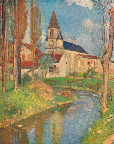 La Bastide temploma, 1915 alkotó: Henri Martin