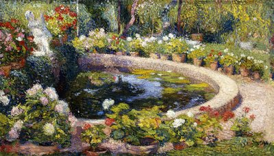 A Marquayrol-i tavacska; A Marquayrol-medence, 1919 alkotó: Henri Martin
