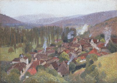 Kilátás a Terrasse de Marquayrolra, Labastide du Vert, 1935 alkotó: Henri Martin