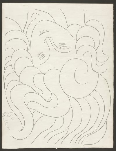 Néhány szonett: "a Poesies de Mallarmé 25. táblájából. alkotó: Henri Matisse