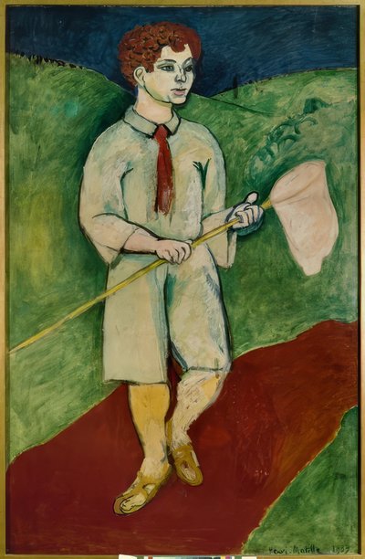 Fiú pillangó hálóval alkotó: Henri Matisse