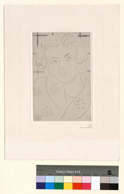 Mellszobor, virágos ruha alkotó: Henri Matisse