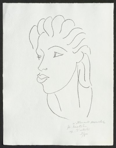 Csíkos hajú kínai nő alkotó: Henri Matisse