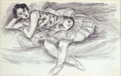 Táncos a kanapén a Tíz táncosból alkotó: Henri Matisse