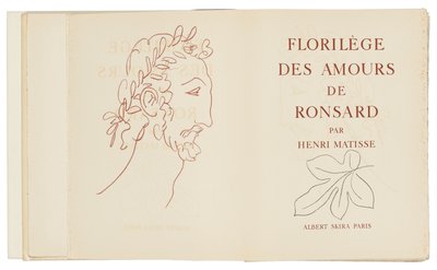 Válogatás Ronsard Amours című műveiből alkotó: Henri Matisse