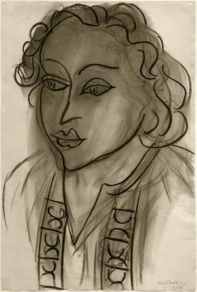 Egy nő feje alkotó: Henri Matisse