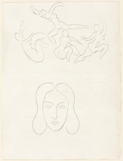 Hérodiade, Scène lV, tizenharmadik lemez a Poesies de Mallarmé-ból alkotó: Henri Matisse