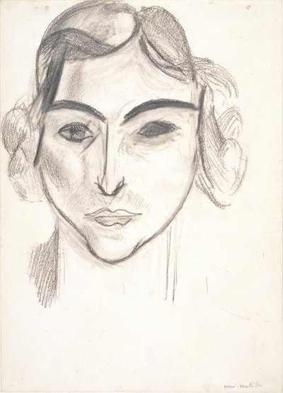 Női fej. Laurette portréja alkotó: Henri Matisse
