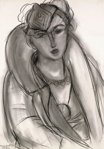 Lydia (Tanulmány a kék kabátos portréhoz) alkotó: Henri Matisse