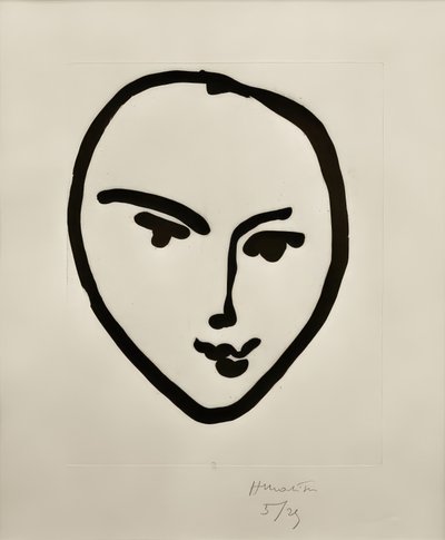 Nadia. Mosolygó maszk alkotó: Henri Matisse