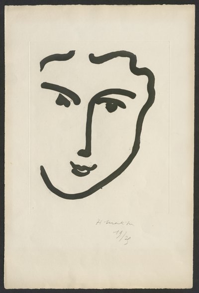 Nadia derűs mosollyal alkotó: Henri Matisse