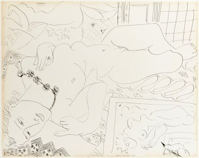 Akt a stúdióban alkotó: Henri Matisse