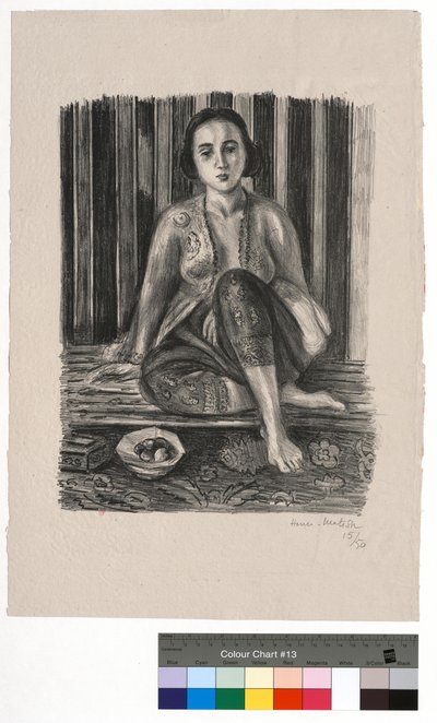 Odalisk gyümölcsöstállal alkotó: Henri Matisse