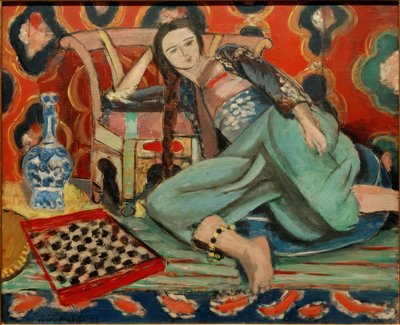 Odaliszk egy török karosszékben alkotó: Henri Matisse