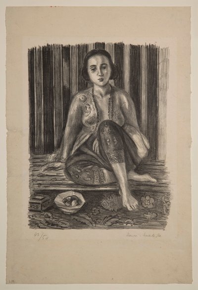 Odalisk gyümölcsöstállal alkotó: Henri Matisse