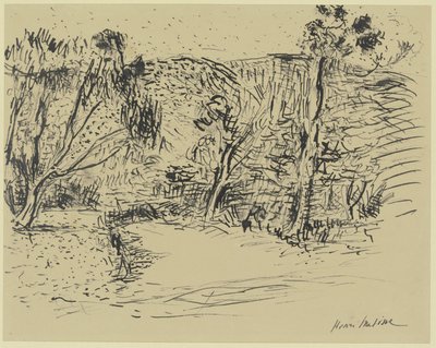 Ösvény a fák között alkotó: Henri Matisse