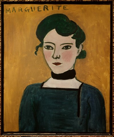 Marguerite portréja 1907 (olaj, vászon) alkotó: Henri Matisse