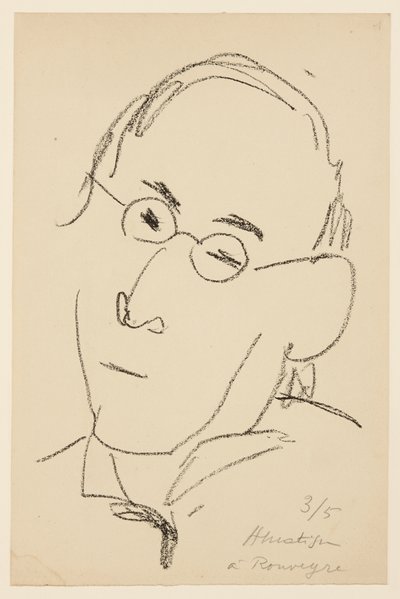 Paul Léautaud portréja alkotó: Henri Matisse