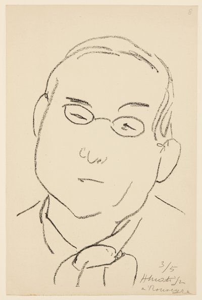 Paul Léautaud portréja alkotó: Henri Matisse