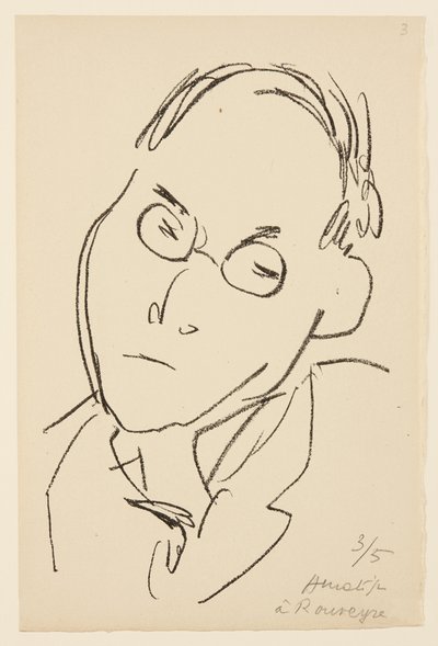 Paul Léautaud portréja alkotó: Henri Matisse