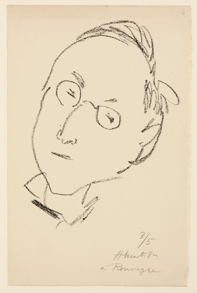 Paul Léautaud portréja alkotó: Henri Matisse