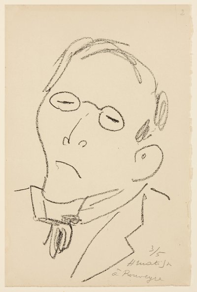 Paul Léautaud portréja alkotó: Henri Matisse