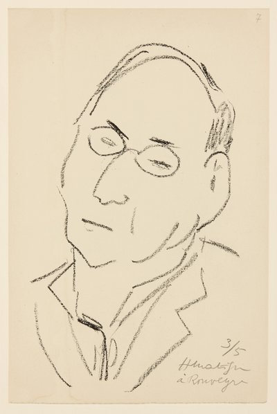 Paul Léautaud portréja alkotó: Henri Matisse