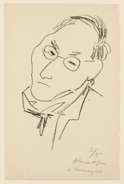 Paul Léautaud portréja alkotó: Henri Matisse